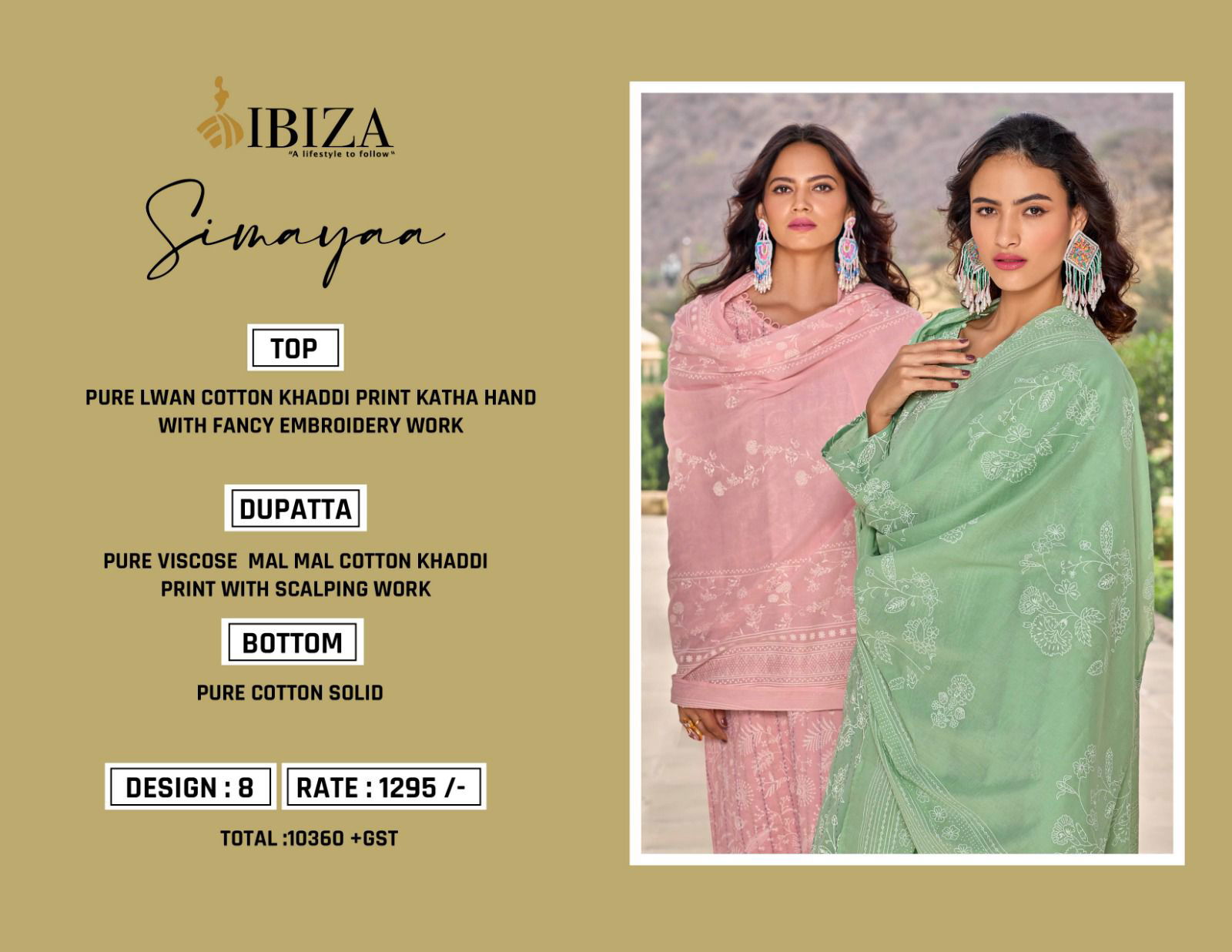 Simayaa By Ibiza Designer Lawn Cotton Printed Salwar Kameez Wholesale Price In Surat
